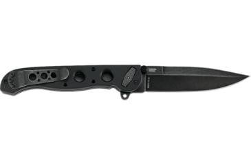 Image of CRKT M16?03 Deadbolt Folding Knife, 3.58in, D2 Tool Steel Blade, Drop Point Blade, Black Aluminum Handle, M16-03DB