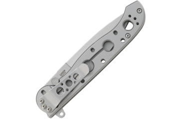 Image of CRKT M16-03SS 3.54in Folding Knife, Spear Point, Plain Bead Blasted 12C27 Sandvik Blade, Stainell Steel Handle, M16-03SS