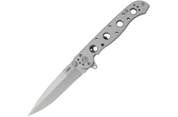 Image of CRKT M16-03SS 3.54in Folding Knife, Spear Point, Plain Bead Blasted 12C27 Sandvik Blade, Stainell Steel Handle, M16-03SS