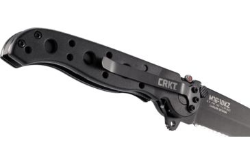Image of CRKT M16-10 Carson EDC Tanto Folding Knife, Black, Triple Point Serrations, EDP Blade M16-10KZ