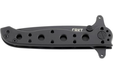 Image of CRKT M16-10 Special Forces Tanto Black Folding Knife, Stainless Steel, Triple Point Serrations, M16-10KSF