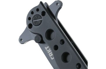 Image of CRKT M16-10 Special Forces Tanto Black Folding Knife, Stainless Steel, Triple Point Serrations, M16-10KSF