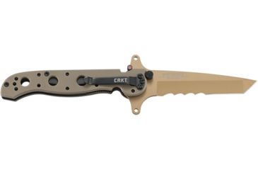 Image of CRKT M16-13 Carson Special Forces Desert Tanto Folding Knife, Tan Finish M16-13DSFG