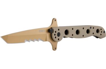 Image of CRKT M16-13 Carson Special Forces Desert Tanto Folding Knife, Tan Finish M16-13DSFG