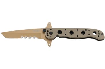 Image of CRKT M16-13 Carson Special Forces Desert Tanto Folding Knife, Tan Finish M16-13DSFG