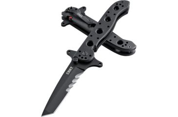 Image of CRKT M16-13 Carson Special Forces Tanto Folding Knife, Black Finish M16-13SFG