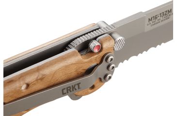 Image of CRKT M16-13 Desert Camo Spear Point Folding Knife, Triple Point Serrations, M16-13ZM