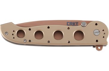 Image of CRKT M16-14 Big Dog Desert Tanto Copper Folding Knife, Triple Point Serrations, M16-14D