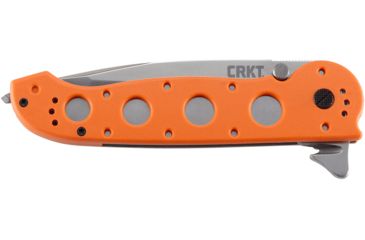 Image of CRKT M16-14 Big Dog Pro Tanto Folder Knife, ER - Orange Handle, Satin Blade, Triple Point Serrations, M16-14ZER