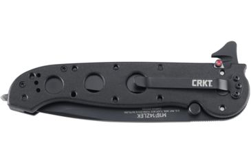 Image of CRKT M16-14 Big Dog Pro Tanto Folder Knife, LE - Black Handle, Black Blade, Triple Point Serrations, M16-14ZLEK