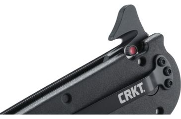 Image of CRKT M16-14 Big Dog Pro Tanto Folder Knife, LE - Black Handle, Black Blade, Triple Point Serrations, M16-14ZLEK