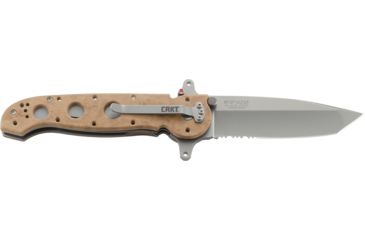 Image of CRKT M16-14 Big Dog Special Forces Desert Tanto Folder Knife, Triple Point Serrations, M16-14ZSF