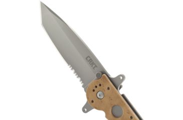 Image of CRKT M16-14 Big Dog Special Forces Desert Tanto Folder Knife, Triple Point Serrations, M16-14ZSF