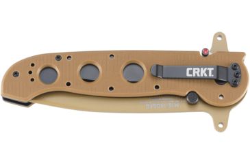 Image of CRKT M16-14 Big Dog Special Forces Veff Desert Tanto Folding Knife, Desert Tan M16-14DSFG