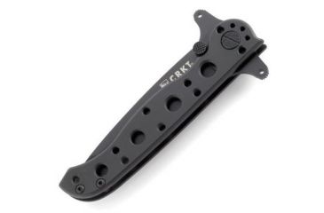 Image of CRKT M16 Stainless - Tanto, Combination Edge, Black Handle, Black Oxide Blade, Framelock - M16-10KSC