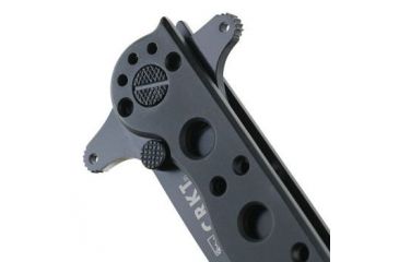 Image of CRKT M16 Stainless - Tanto, Combination Edge, Black Handle, Black Oxide Blade, Framelock - M16-10KSC