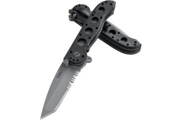 Image of CRKT M16 Z Series Mini Tanto Folding Knife, Triple Point Combo Edge M16-12Z