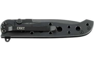 Image of CRKT M1601-SS Carson EDC Stainless Steel Folding Knife, Black Oxide Blade M16-01KS