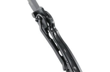 Image of CRKT M1601-SS Carson EDC Stainless Steel Folding Knife, Black Oxide Blade M16-01KS