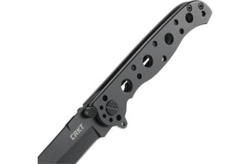 Image of CRKT M1601-SS Carson EDC Stainless Steel Folding Knife, Black Oxide Blade M16-01KS