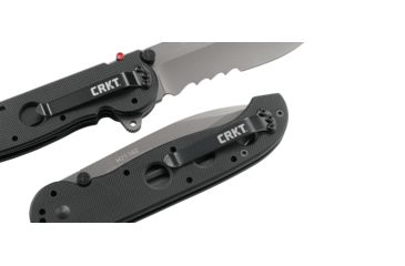 Image of CRKT M21 G10 Handle Spear Point Folding Knife, Veff Combo Edge M21-14G