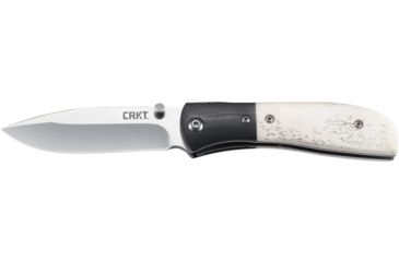 Image of CRKT M4 EDC Folding Knife, Bone Scales, G10 Bolster M4-02