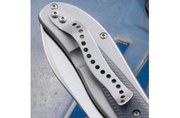 Image of CRKT McGinnis notor, Gray G-10 Scales, Satin Blade, Plain CR1167