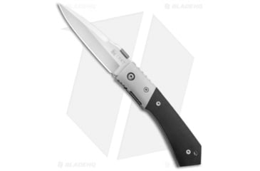 Image of CRKT Mini Tighe Tac Folding Knife, 2.625in, AUS-6 Stainless Steel, Drop Point Blade, Zytel Black/Gray Handle, Steel/Black/Gray, 6.00in, BHQ-75708