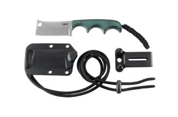Image of Crkt Minimalist Cleaver Neck Knife 2.13 Plain Edge W/shth