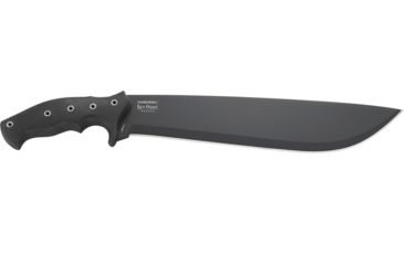 Image of CRKT Onion Chanceinhell Machete - 12in. Plain Blade, Rubberized Textured Handle, Nylon Sheath K910KKP