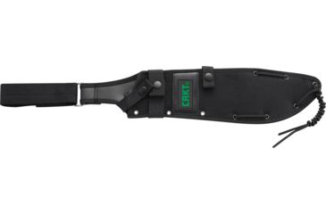 Image of CRKT Onion Chanceinhell Machete - 12in. Plain Blade, Rubberized Textured Handle, Nylon Sheath K910KKP