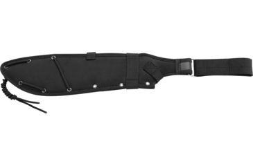 Image of CRKT Onion Chanceinhell Machete - 12in. Plain Blade, Rubberized Textured Handle, Nylon Sheath K910KKP