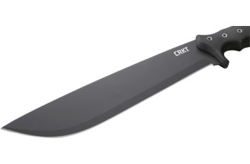Image of CRKT Onion Chanceinhell Machete - 12in. Plain Blade, Rubberized Textured Handle, Nylon Sheath K910KKP