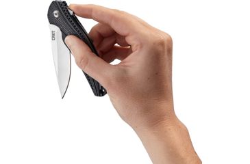 Image of CRKT Onion Ripple EDC Folding Knife, 3.125in Blade, Aluninum K415KXP