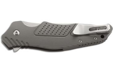 Image of CRKT Outrage by Ken Onion Folding Knife,3.19in Satin Drop Point Plain Blade,Aluminum Handle K320GXP