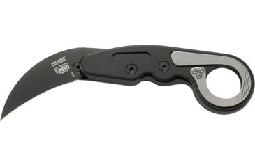 Image of CRKT Provoke by Joe Caswell, Folding Karambit Knife, Kinematic Technology, 2.41 inch D2 Steel Blade, 6061 T6 Aluminum Handle, Black, 4040