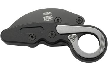 Image of CRKT Provoke by Joe Caswell, Folding Karambit Knife, Kinematic Technology, 2.41 inch D2 Steel Blade, 6061 T6 Aluminum Handle, Black, 4040