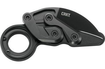 Image of CRKT Provoke by Joe Caswell, Folding Karambit Knife, Kinematic Technology, 2.41 inch D2 Steel Blade, 6061 T6 Aluminum Handle, Black, 4040