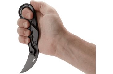 Image of CRKT Provoke by Joe Caswell, Folding Karambit Knife, Kinematic Technology, 2.41 inch D2 Steel Blade, 6061 T6 Aluminum Handle, Black, 4040