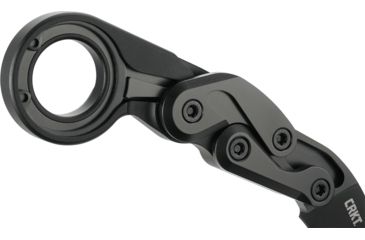 Image of CRKT Provoke by Joe Caswell, Folding Karambit Knife, Kinematic Technology, 2.41 inch D2 Steel Blade, 6061 T6 Aluminum Handle, Black, 4040