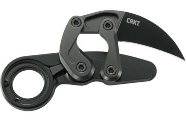 Image of CRKT Provoke by Joe Caswell, Folding Karambit Knife, Kinematic Technology, 2.41 inch D2 Steel Blade, 6061 T6 Aluminum Handle, Black, 4040
