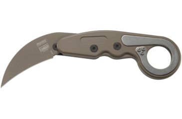 Image of CRKT Provoke - Earth, Designed By Joe Caswell in Newbury Park, Folding Knife W/Kinematic, 2.4in, Plain Edge, Titanium Nitride Finish, T6 Aluminum Handle, 4040E