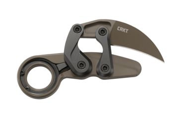 Image of CRKT Provoke - Earth, Designed By Joe Caswell in Newbury Park, Folding Knife W/Kinematic, 2.4in, Plain Edge, Titanium Nitride Finish, T6 Aluminum Handle, 4040E