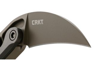 Image of CRKT Provoke - Earth, Designed By Joe Caswell in Newbury Park, Folding Knife W/Kinematic, 2.4in, Plain Edge, Titanium Nitride Finish, T6 Aluminum Handle, 4040E
