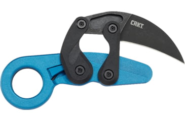 Image of CRKT Provoke Folding Knife, 2.47in, 1.4116 Steel, Plain Edge w/Kinematic, Blue Handle, 4041B