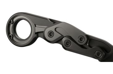 Image of CRKT Provoke - With Veff Serrations, Designed By Joe Caswell in Newbury Park, Folding Knife W/Kinematic, 2.4in, Plain Edge, Titanium Nitride Finish, T6 Aluminum Handle, 4040V