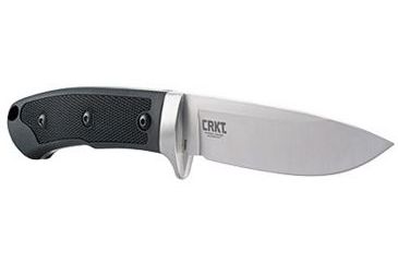 Image of CRKT Ruger Knives ACCURATE Drop Point FULL TANG FIXED BLADE Blade Length 4.4 in, Black R2201