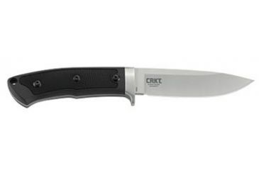 Image of CRKT Ruger Knives ACCURATE Drop Point FULL TANG FIXED BLADE Blade Length 4.4 in, Black R2201