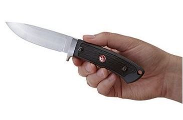 Image of CRKT Ruger Knives ACCURATE Drop Point FULL TANG FIXED BLADE Blade Length 4.4 in, Black R2201