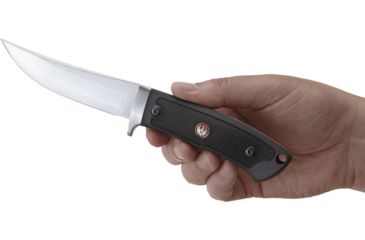 Image of CRKT Ruger Knives by CRKT ACCURATE in Rising Point FULL TANG FIXED BLADE Blade Length 4.4 in, Black R2202